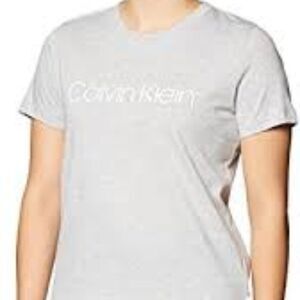 CALVIN KLEIN GREY GRAY T SHIRT - LARGE